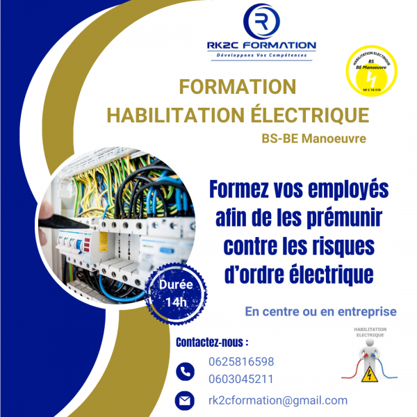 Formation Habilitation Électrique BS-BE Manœuvre