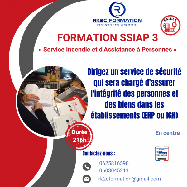 Formation initiale SSIAP 3 à Hyères dans le Var proche de Toulon