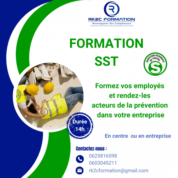 Formation Initiale SST Sauveteur Secouriste du Travail à Hyères dans le var 83 proche de Toulon